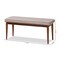 Baxton Studio Itami Light Grey Upholstered Oak Finished Wood Dining Bench 157-9352 - alternate 3
